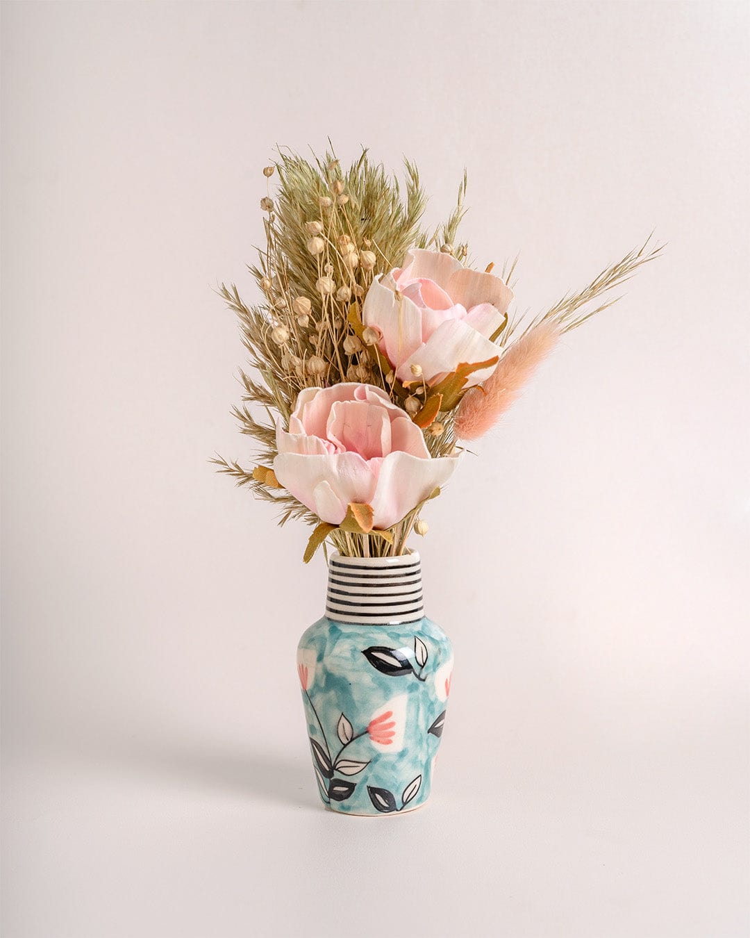 Ipsa Handpainted Ceramic Mini Vase