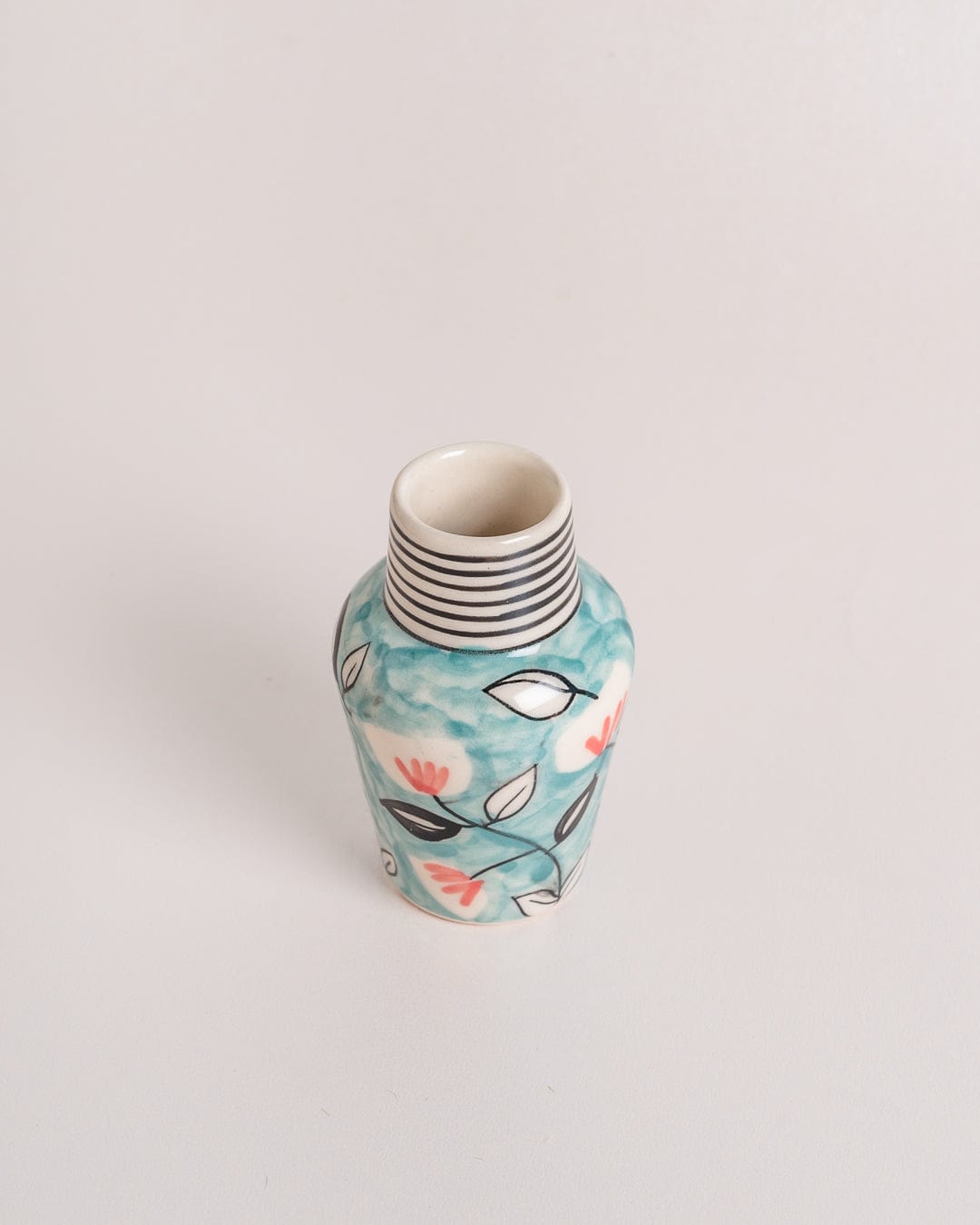 Ipsa Handpainted Ceramic Mini Vase