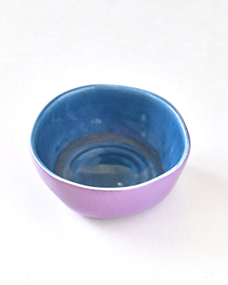 Iris Ceramic Organic Shape Bowl - Small