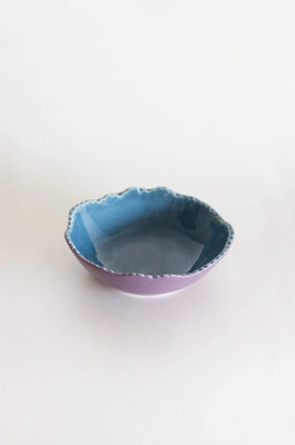 Iris Ceramic Scalloped Bowl - Small