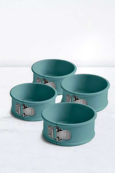 Jamie Oliver Mini Springform Cake Tin- Set of 4 - Atlantic Green