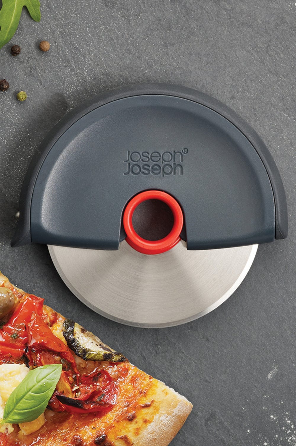 Joseph Joseph Disc Easy-clean Pizza Cutter - Grey