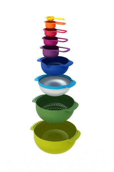 Joseph Joseph Nest 9 Plus Bowl Set - Multi Colour