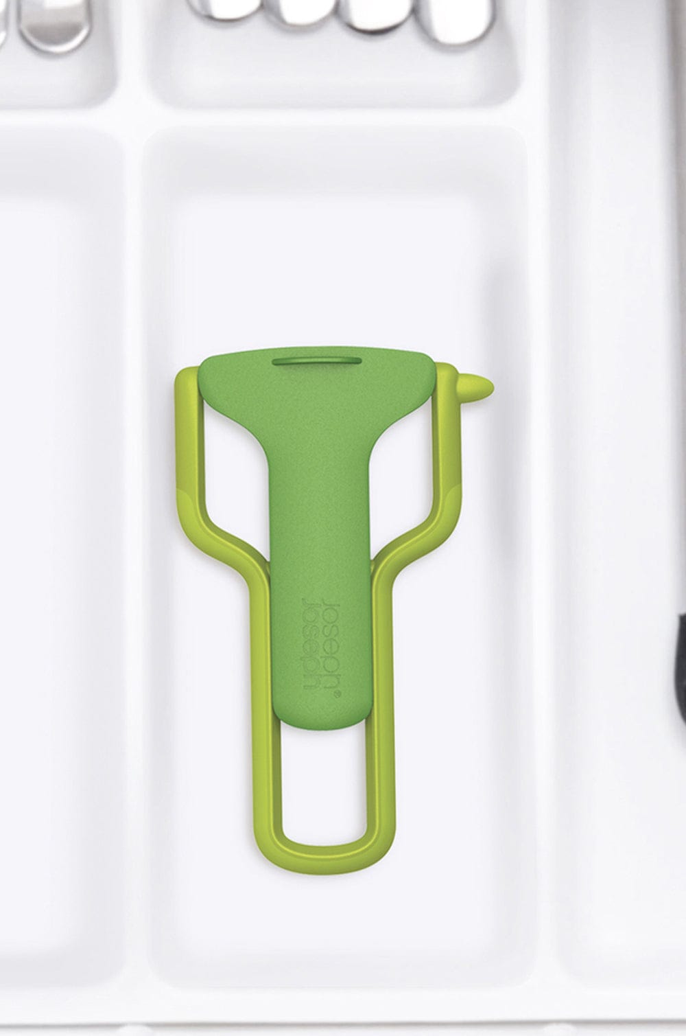 Joseph Joseph SafeStore Straight Peeler with Blade Guard - Green