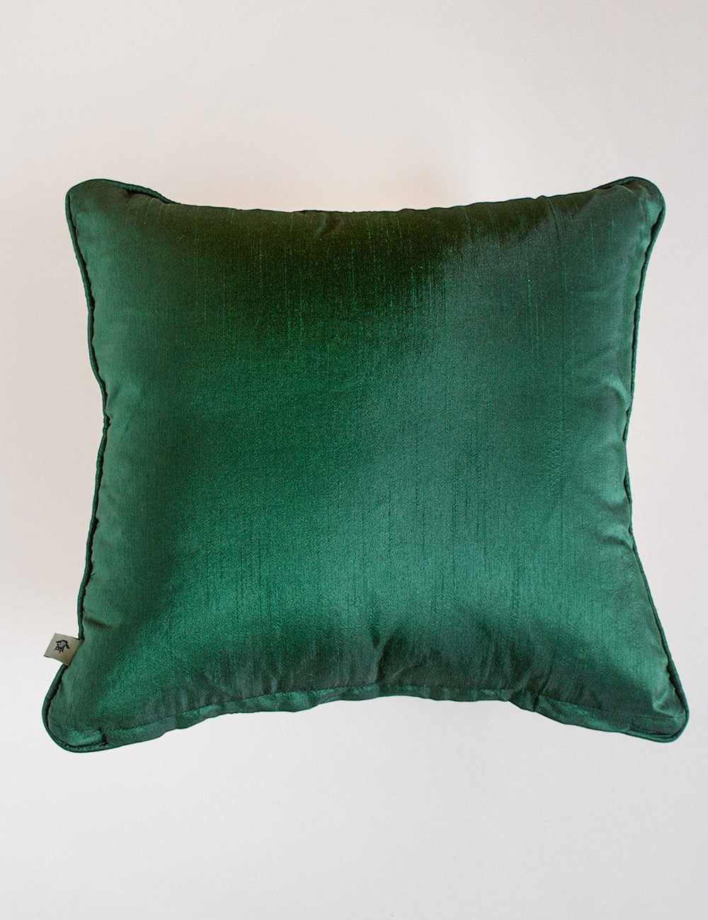 Jungle Green Embroidered Cushion Cover