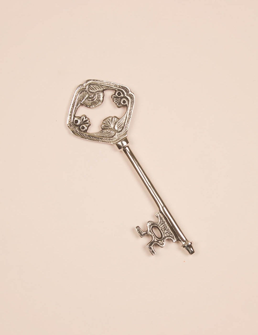 Key Bottle Opener- Nickel Antique
