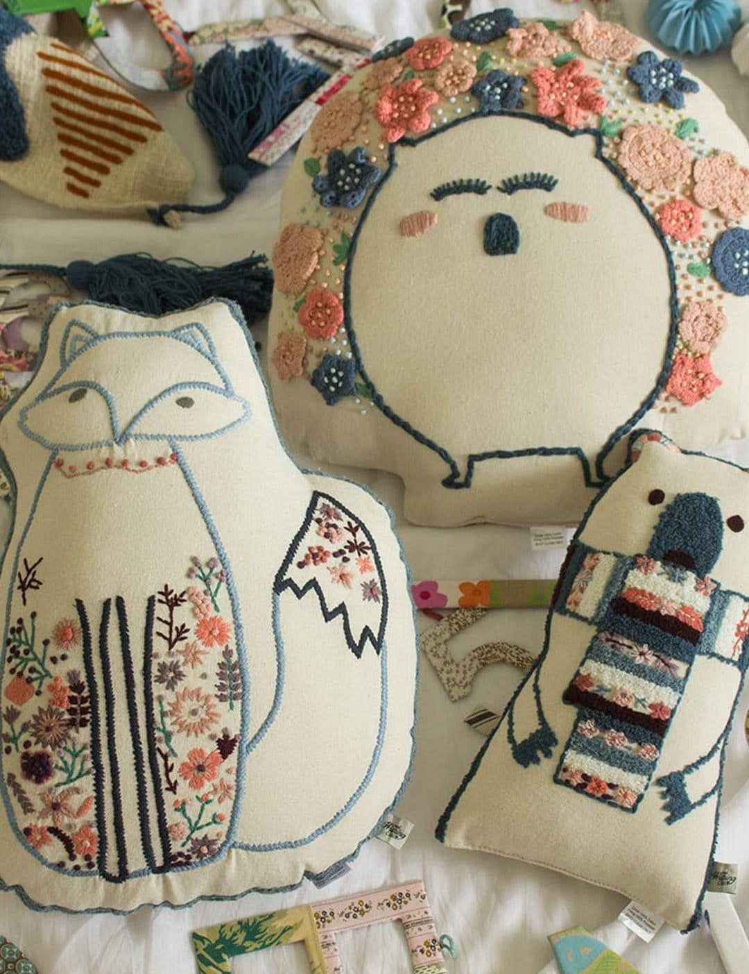 Kids Clever Fox Shaped Cushion