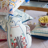 Kids Clever Fox Shaped Cushion