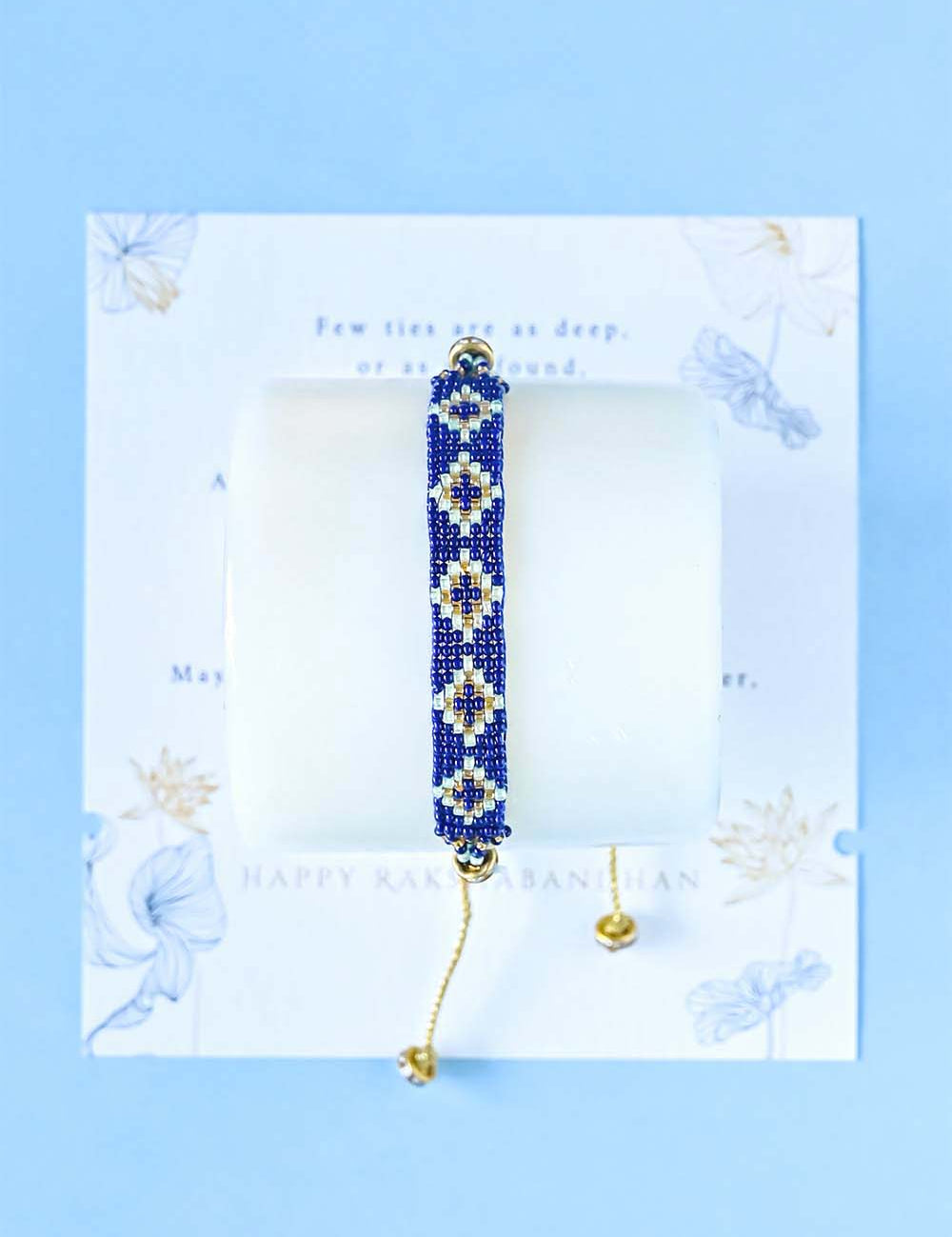 Kindred Spirit Hand Beaded Rakhi