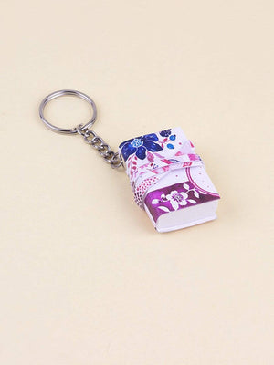 Kindred Spirits Handpainted Mini Notebook Keychain