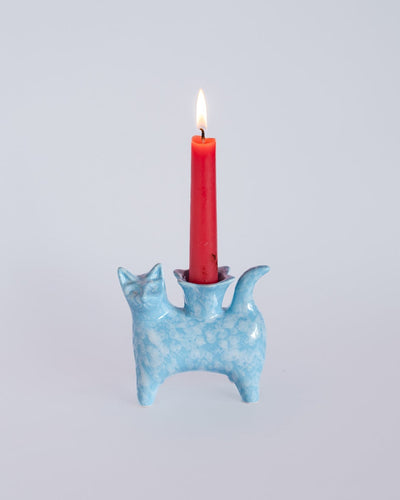 Kit Kat Ceramic Candle Holders - Set of 2