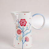 Arunya quirky handpainted ceramic pitcher by The Wishing Chair
