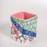 kitchen accessories Dance in a Flowerbed Ceramic Cutlery Holder