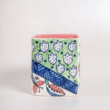 kitchen accessories Dance in a Flowerbed Ceramic Cutlery Holder