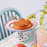 kitchen accessories Dance in a Flowerbed  Ceramic Petite Cake Stand