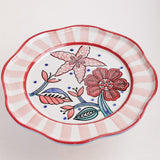kitchen accessories Dance in a Flowerbed  Ceramic Petite Cake Stand