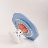 kitchen accessories Dance in a Flowerbed  Ceramic Petite Cake Stand