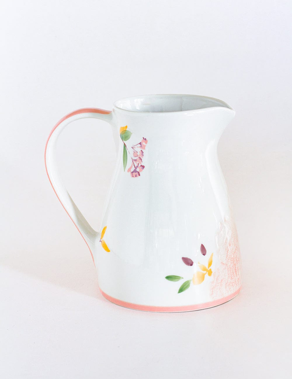 kitchen accessories Floral Lace Handpainted Pitcher | The Wishing Chair