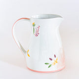 kitchen accessories Floral Lace Handpainted Pitcher | The Wishing Chair