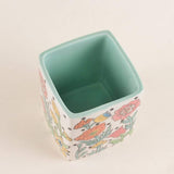 kitchen accessories Kelly Green Handpainted Cutlery Holder