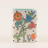 kitchen accessories Kelly Green Handpainted Cutlery Holder