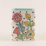 kitchen accessories Kelly Green Handpainted Cutlery Holder