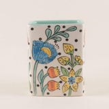 kitchen accessories Kelly Green Handpainted Cutlery Holder