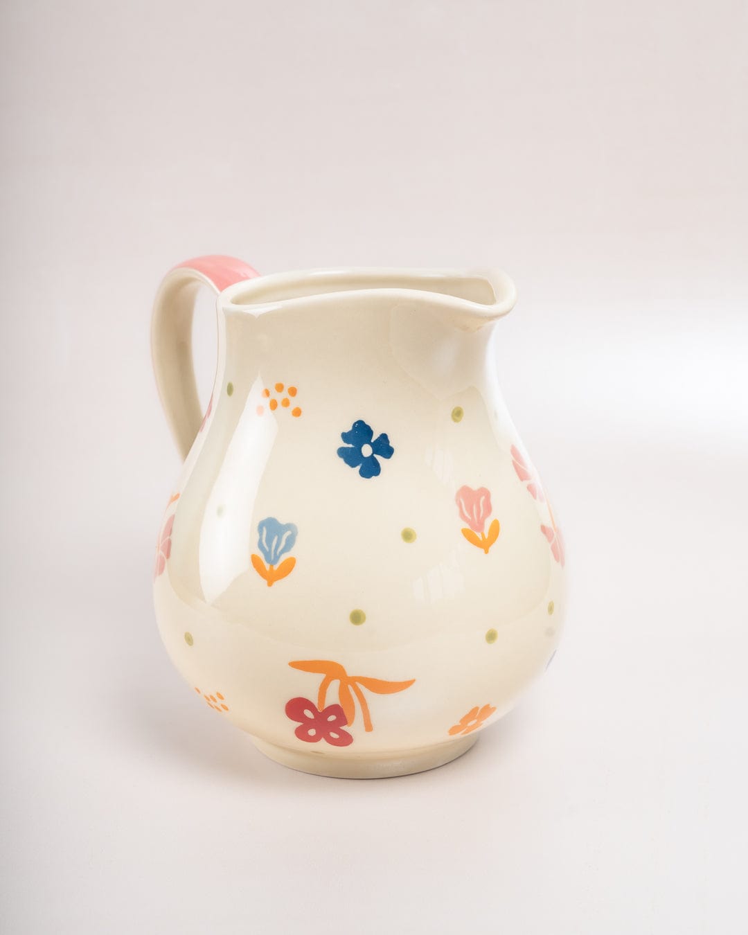 kitchen accessories Oasis Handpainted Ceramic Pitcher