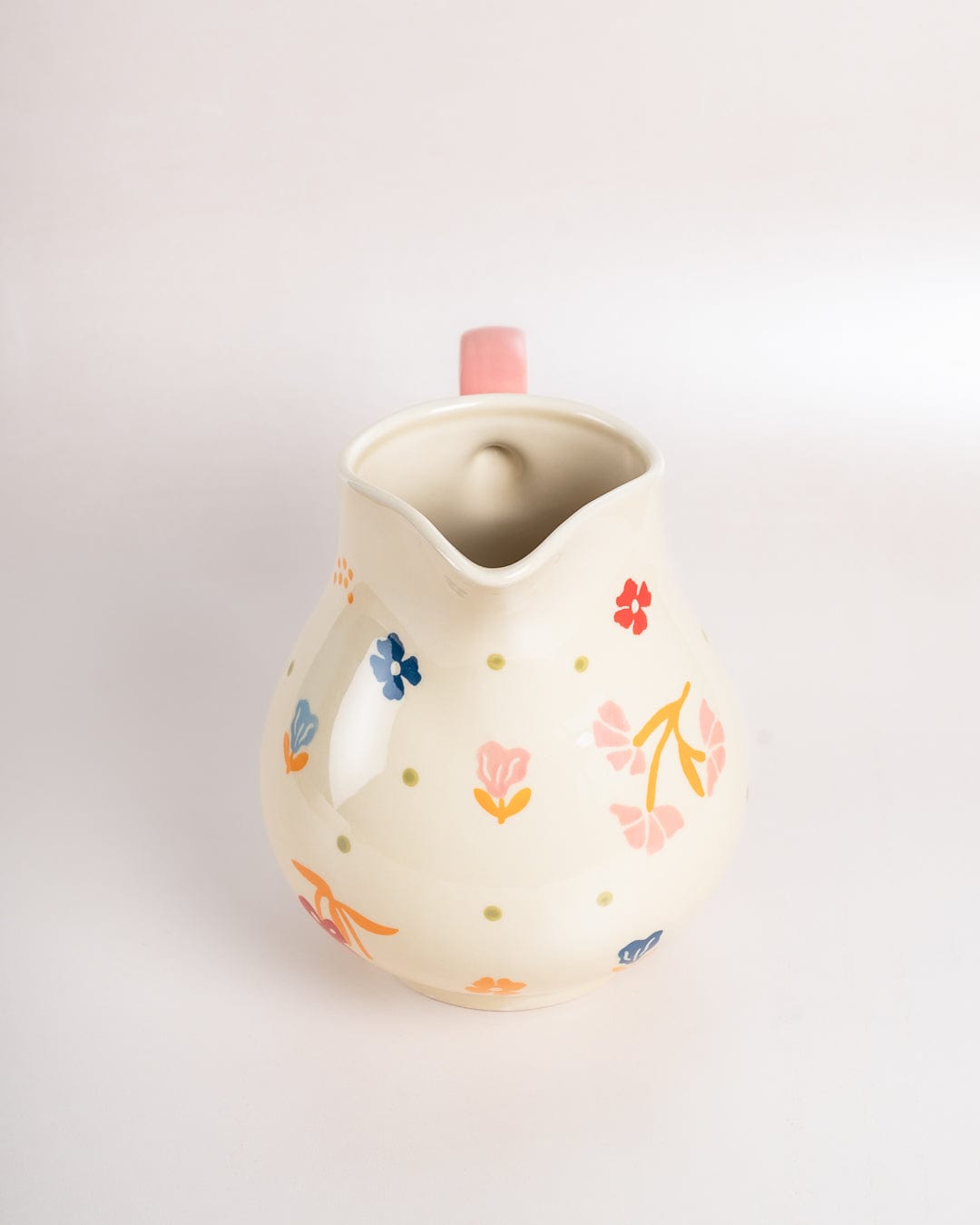 kitchen accessories Oasis Handpainted Ceramic Pitcher