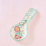 kitchen accessories Poppy Petals Handpainted Spoon Rest