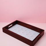  kitchen accessories Tile Garden Wooden Tray - 10X16 Inches - Tile Garden Wooden Tray - 10X16 Inches - The Wishing Chair 