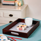  kitchen accessories Tile Garden Wooden Tray - 10X16 Inches - Tile Garden Wooden Tray - 10X16 Inches - The Wishing Chair 