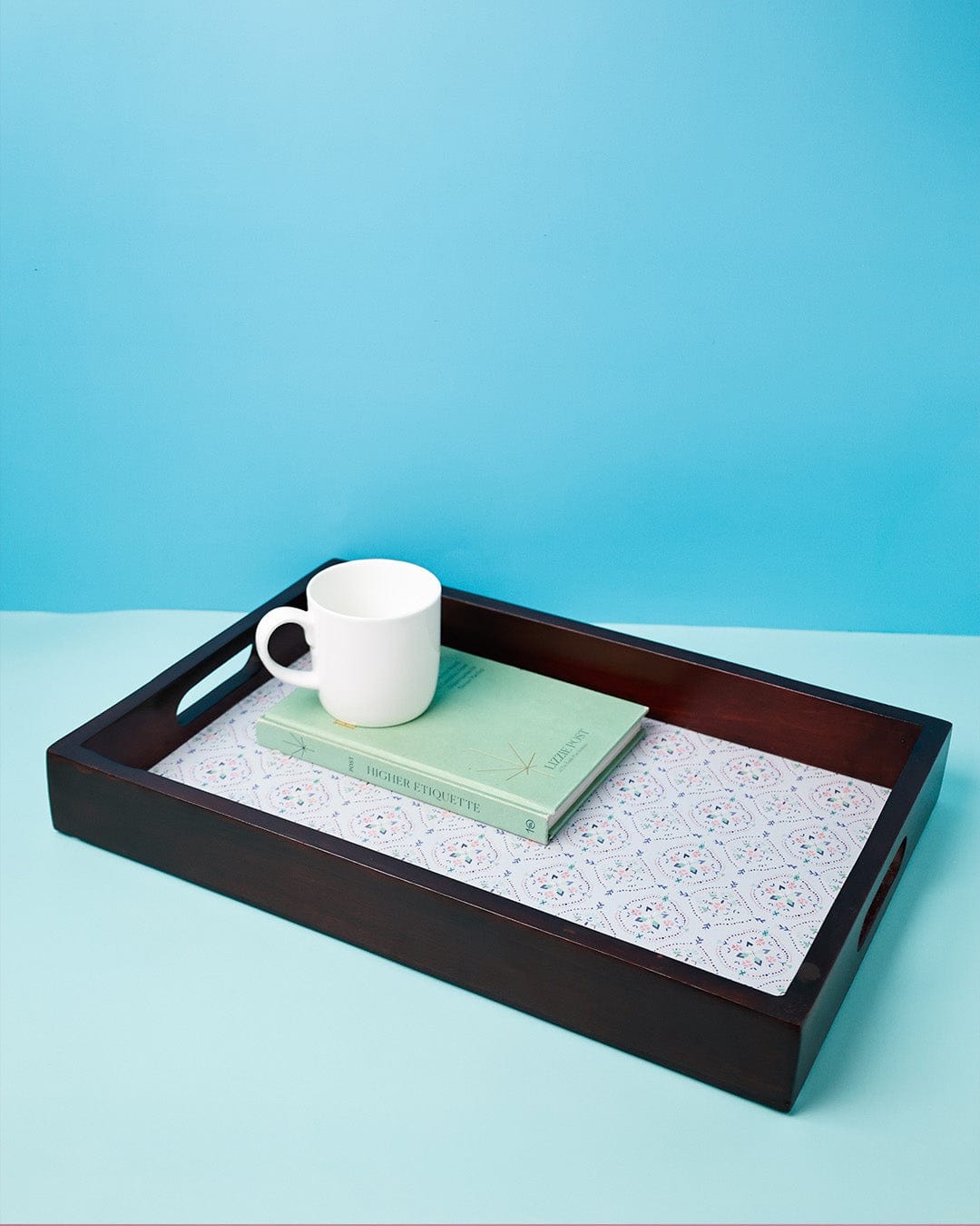  kitchen accessories Tile Garden Wooden Tray - 12X18 Inches - Tile Garden Wooden Tray - 12X18 Inches - The Wishing Chair 