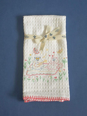 Kitty Party Waffle Hand Towel