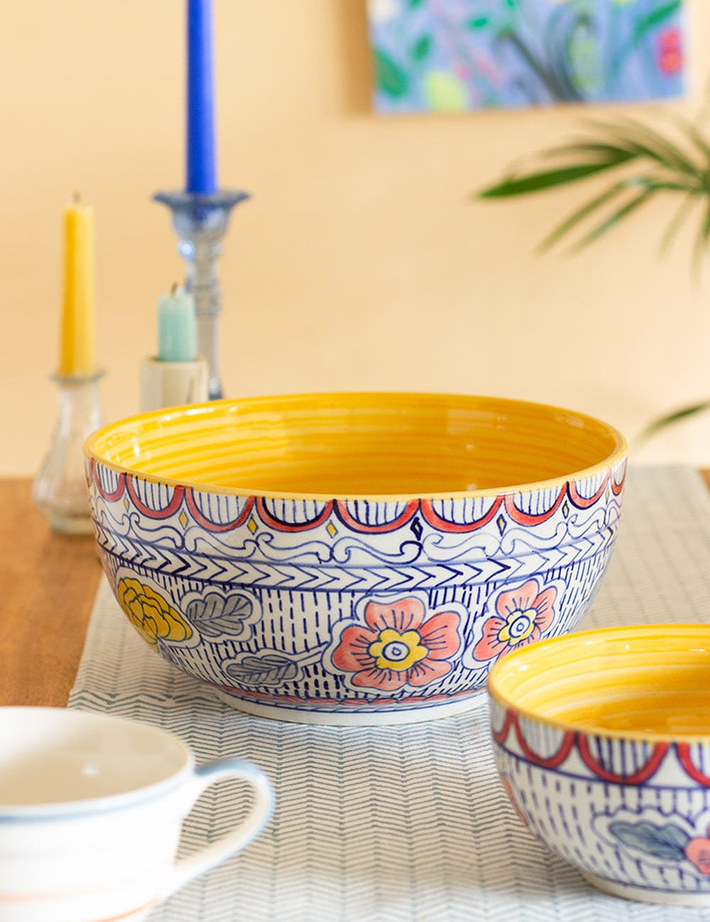 Large Azure Bowl