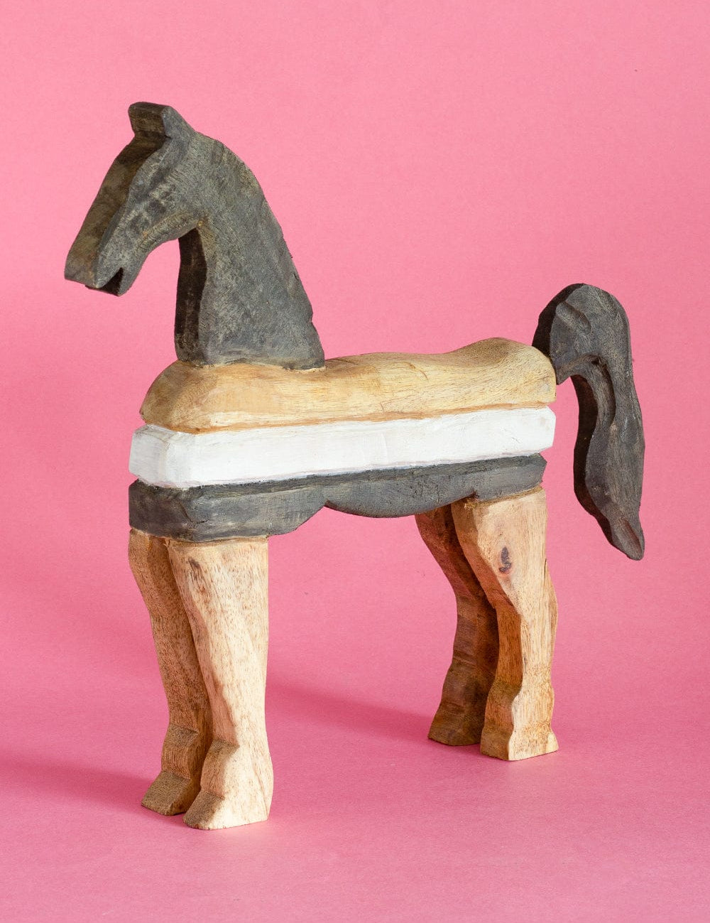Large Gallop Wooden Decorative Accent