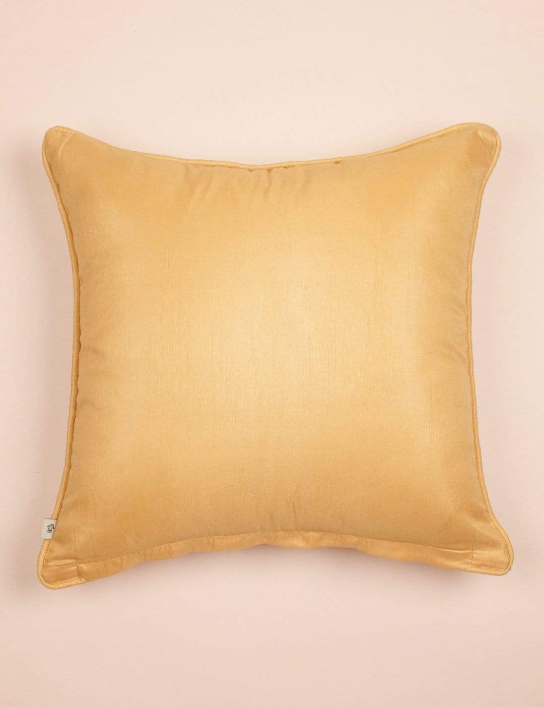 Lavender Embroidered Cushion Cover