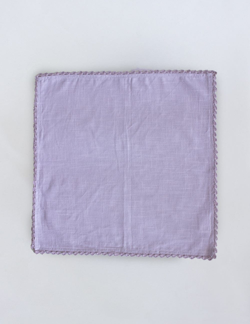 Lavender Fields Hand Crochet Napkins - Set of 6
