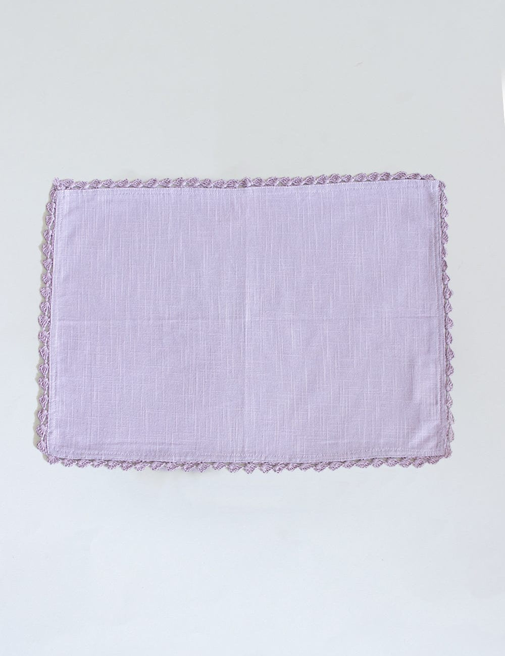 Lavender Fields Hand Crochet Placemats - Set of 6