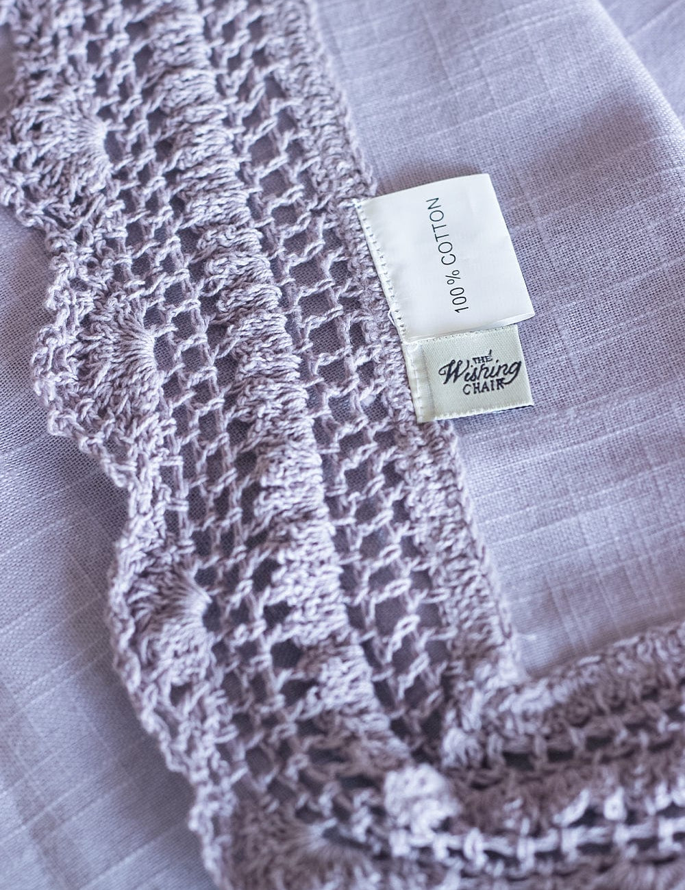 Lavender Fields Hand Crochet Table Cloth