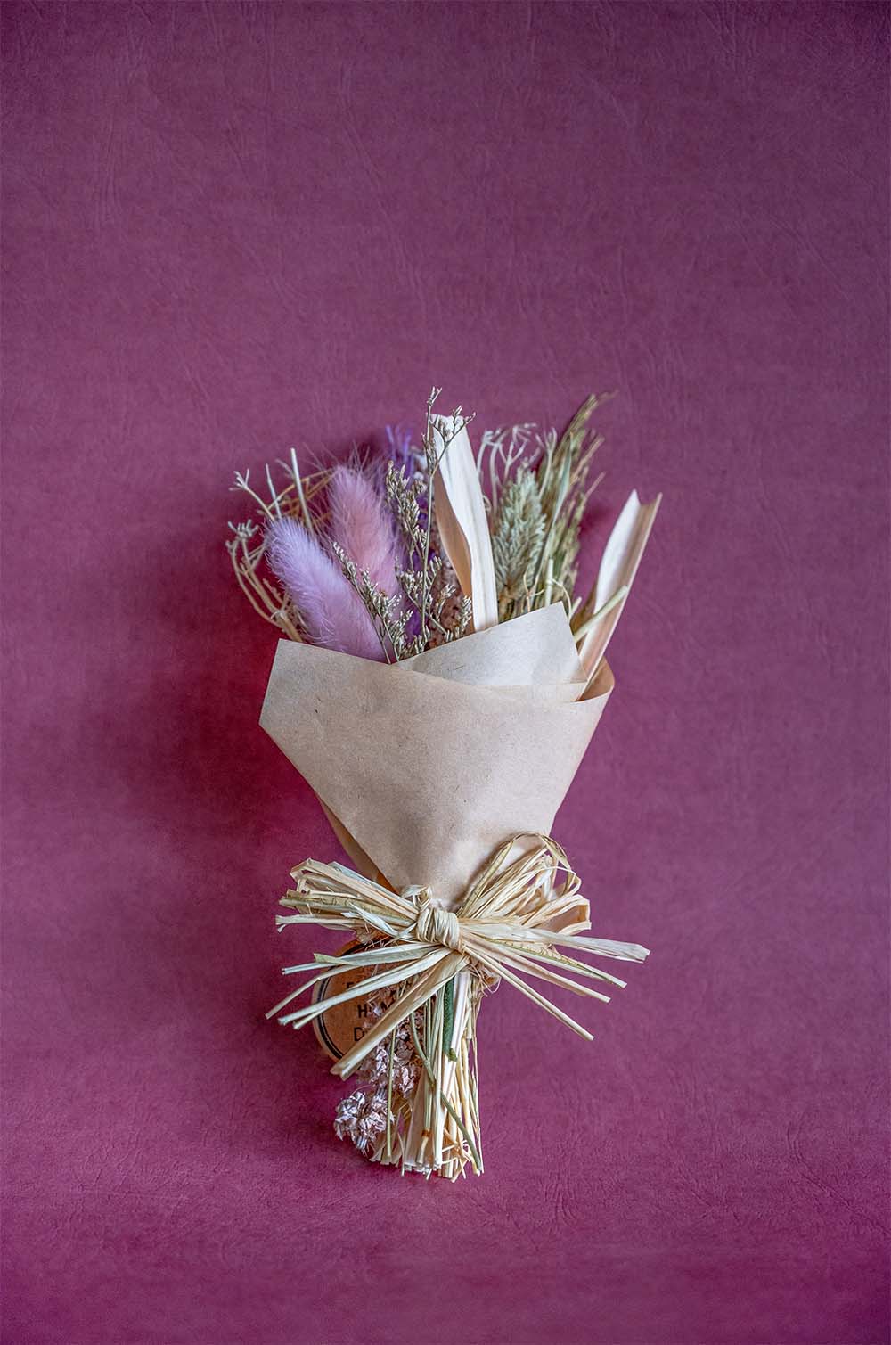 Lavenderia Natural Dried Flowers Bouquet - 20cm