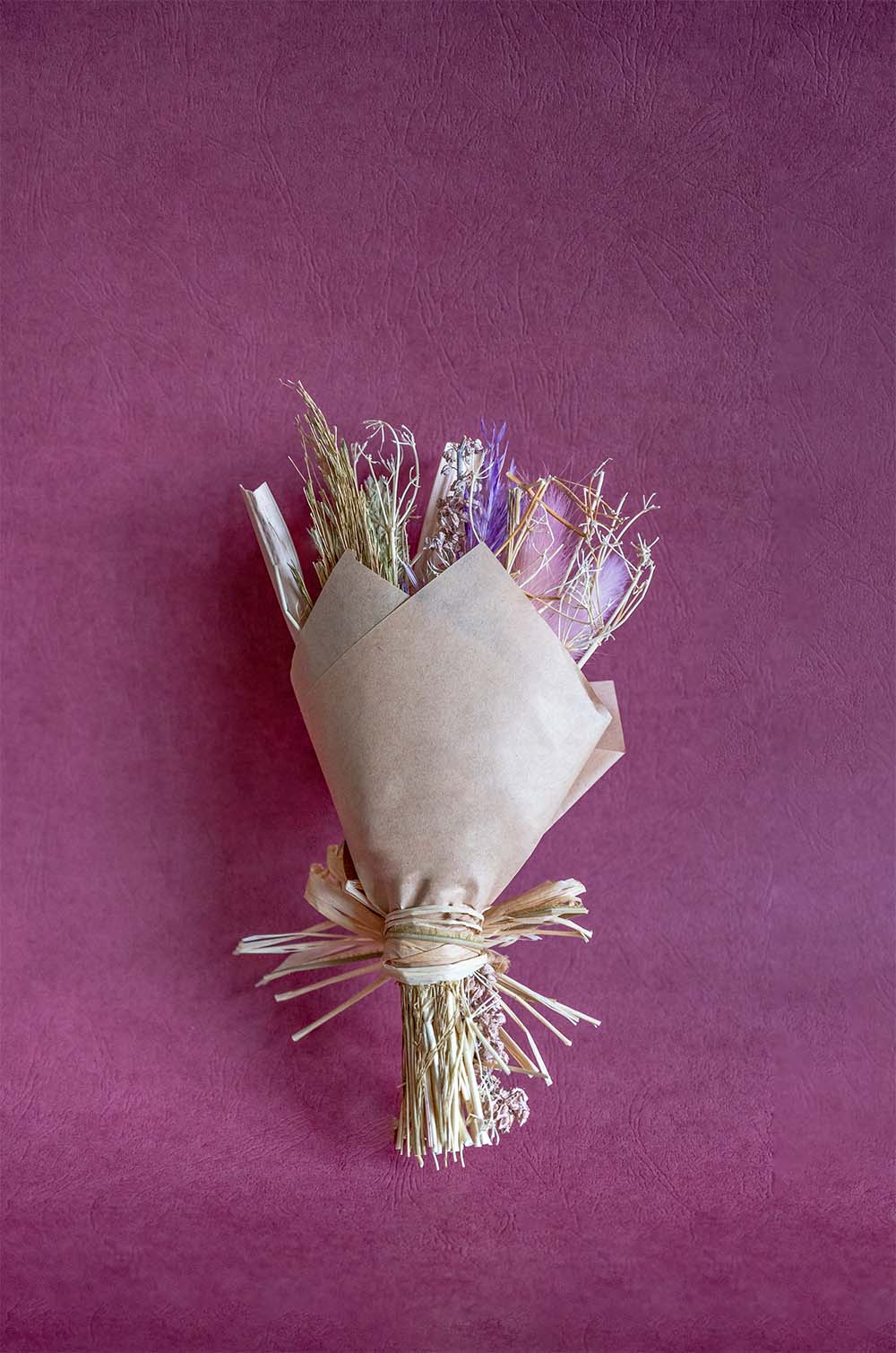 Lavenderia Natural Dried Flowers Bouquet - 20cm