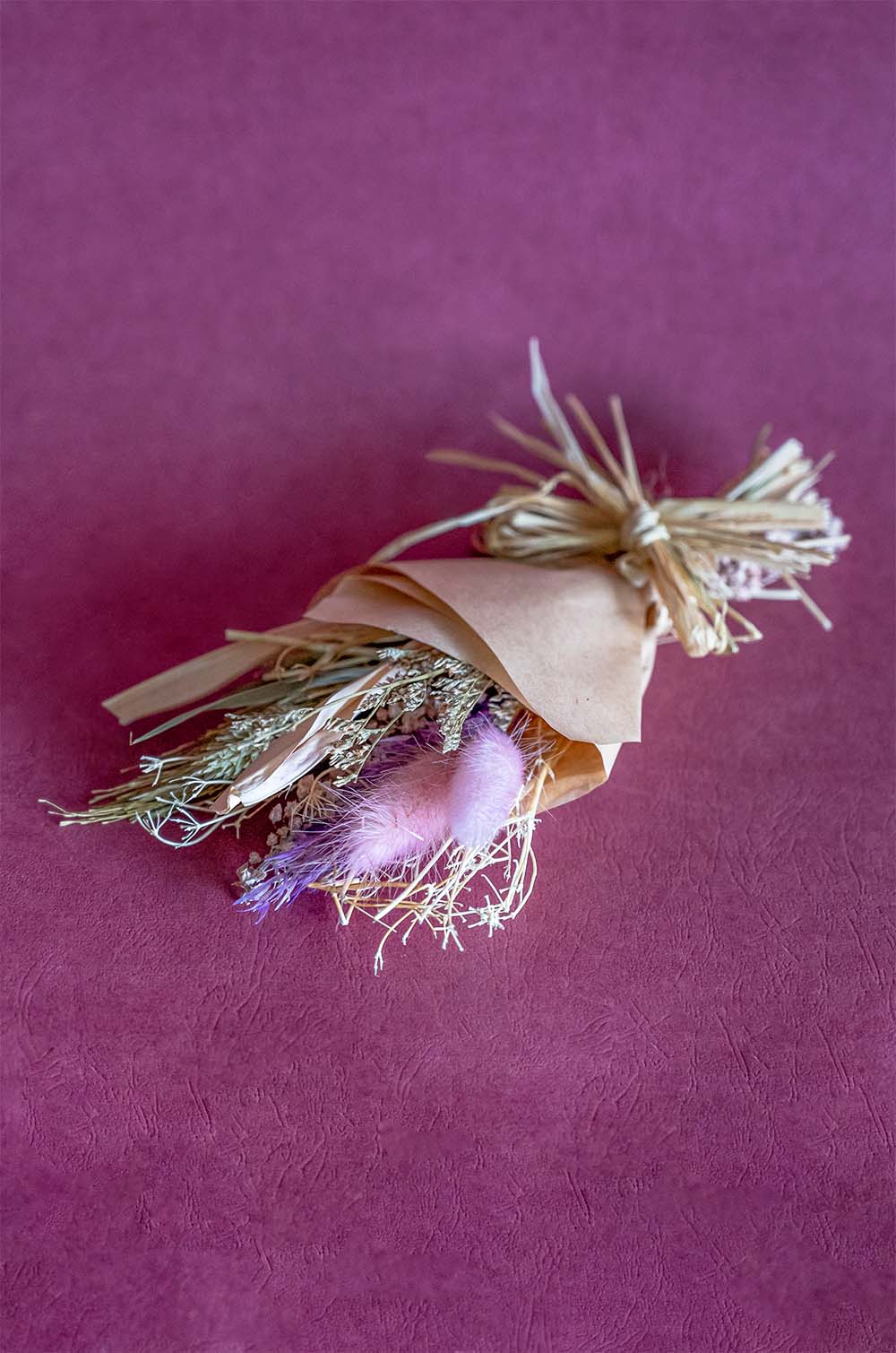 Lavenderia Natural Dried Flowers Bouquet - 20cm