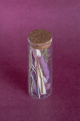 Lavenderia Natural Dried Flowers in Glass Tube with Cork Lid