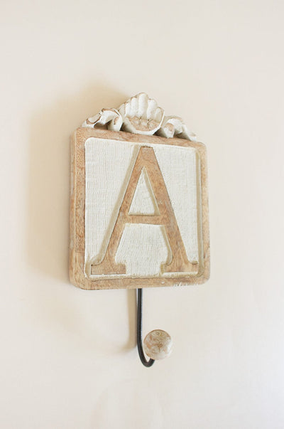 Letter Wall Hook / ADescription: L x W x H - 14 x 1.8 x25 Cm
Material: Wood
ABOUT: We found a great way to personalize wall hooks by giving each of them a single alphabet to have and hoLetter Wall Hook /