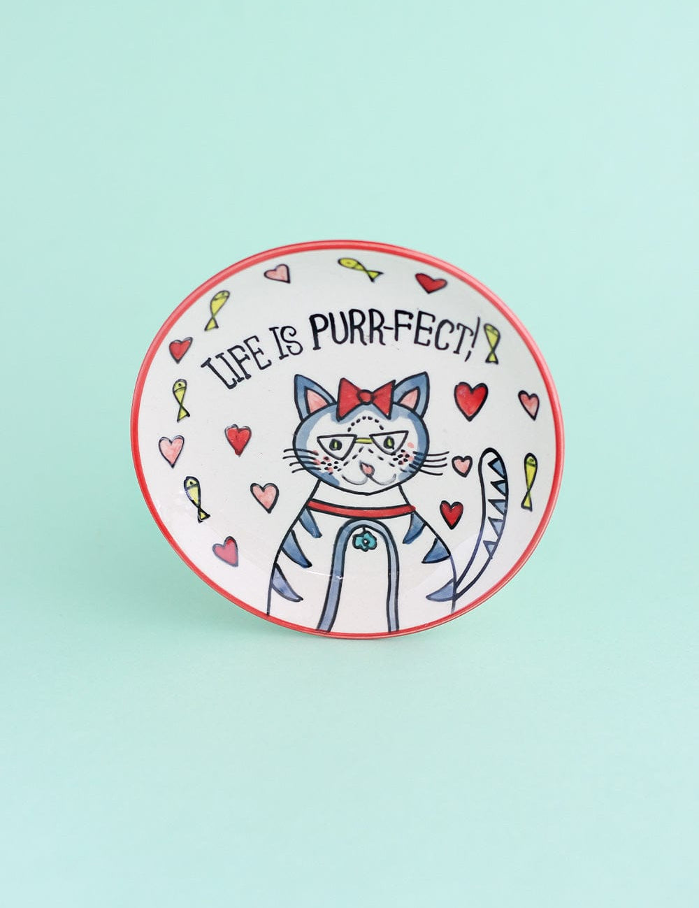 Life Is Purr-fect Wall Plate - Set Of 3