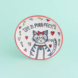 Life Is Purr-fect Wall Plate - Set Of 3