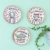 Life Is Purr-fect Wall Plate - Set Of 3