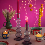 Lighting Amari Borosilicate Candle Holders - Set of 2