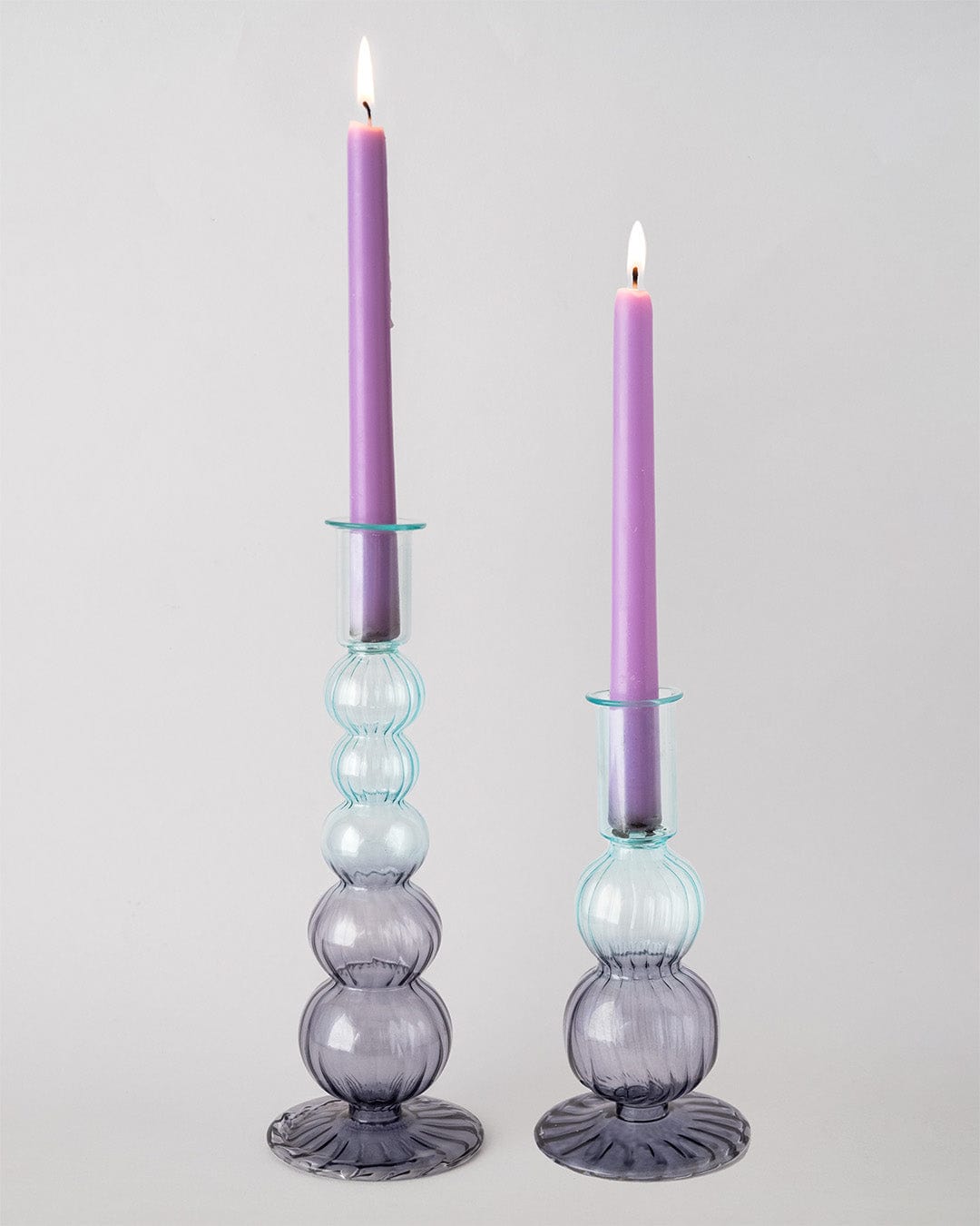 Lighting Amari Borosilicate Candle Holders - Set of 2